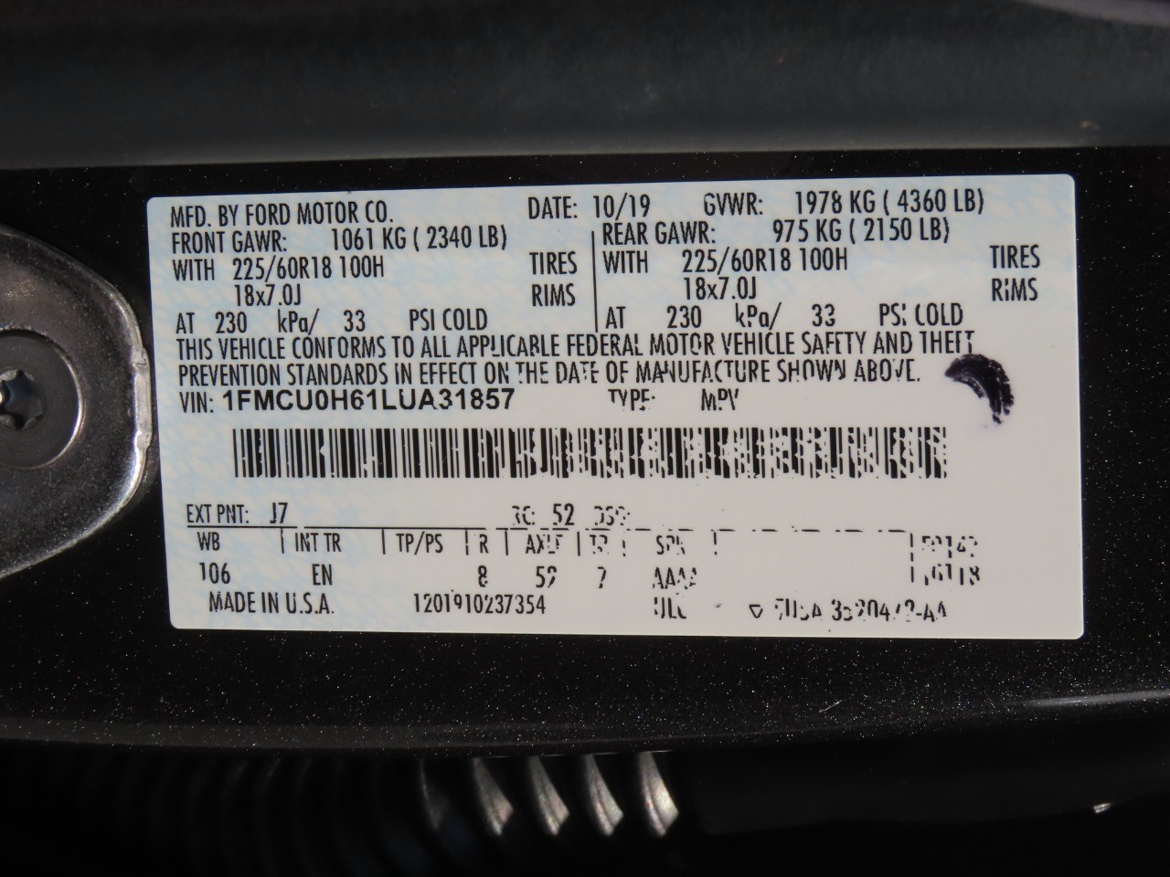 2020 Ford Escape photo 33 of 33