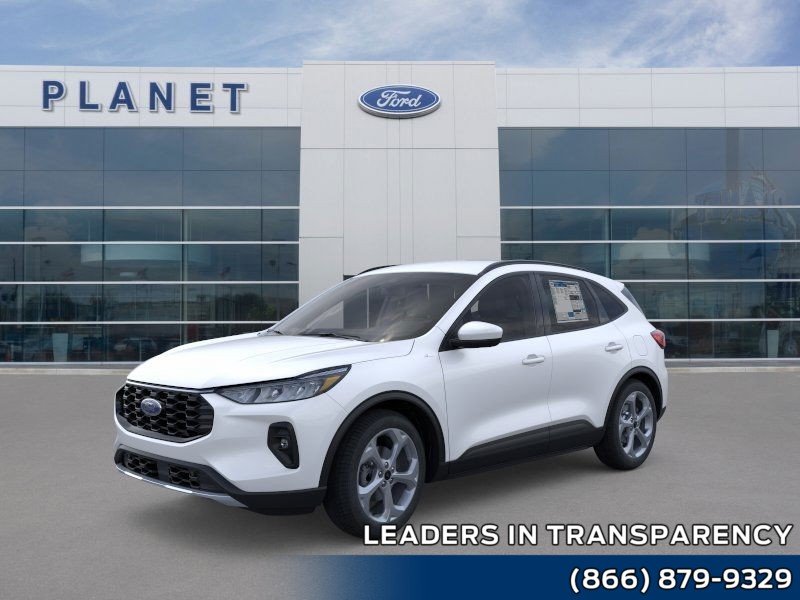 2026 Ford Escape ST-Line Select Star White Metallic Tri-Coat at Planet Ford