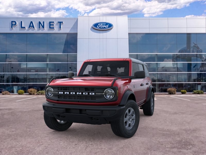2026 Ford Bronco Big Bend Ruby Red Metallic Tinted Clearcoat at Planet Ford