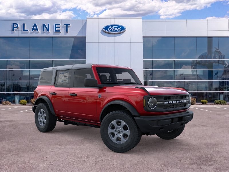 2026 Ford Bronco Big Bend Ruby Red Metallic Tinted Clearcoat at Planet Ford