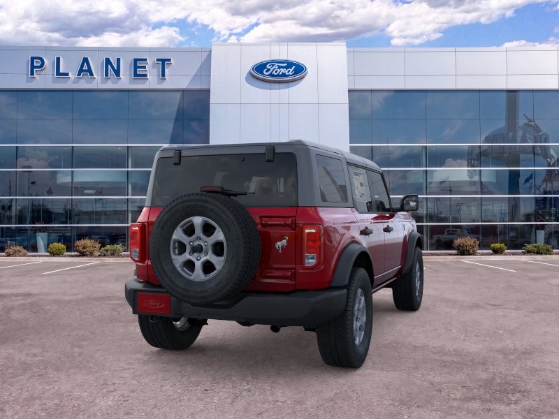 2026 Ford Bronco Big Bend Ruby Red Metallic Tinted Clearcoat at Planet Ford