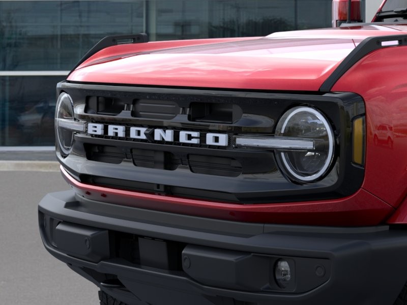 2026 Ford Bronco Outer Banks Ruby Red Metallic Tinted Clearcoat at Planet Ford
