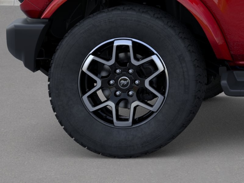 2026 Ford Bronco Outer Banks Ruby Red Metallic Tinted Clearcoat at Planet Ford