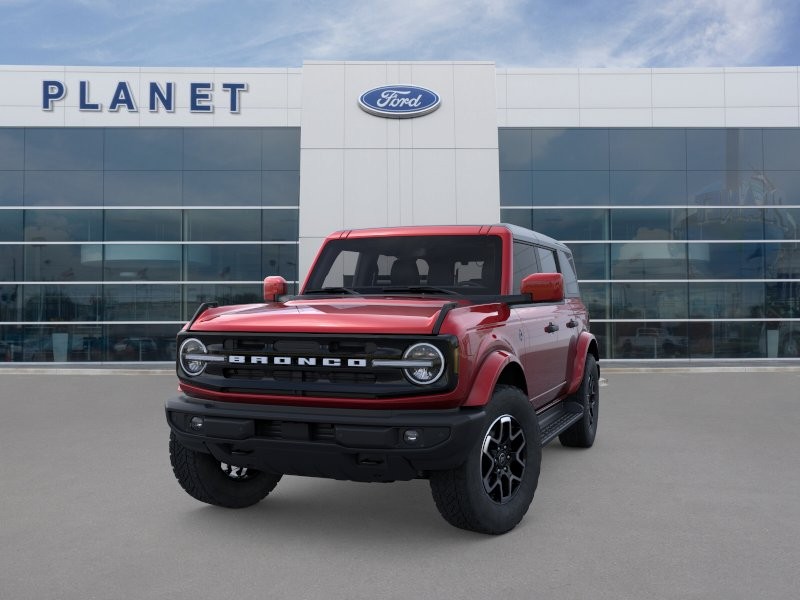 2026 Ford Bronco Outer Banks Ruby Red Metallic Tinted Clearcoat at Planet Ford