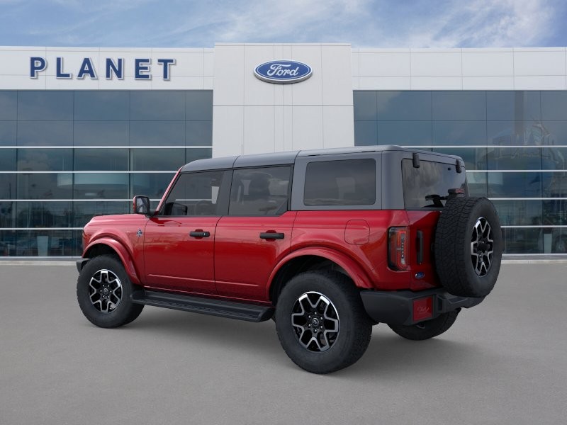 2026 Ford Bronco Outer Banks Ruby Red Metallic Tinted Clearcoat at Planet Ford