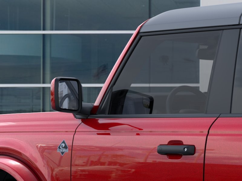 2026 Ford Bronco Outer Banks Ruby Red Metallic Tinted Clearcoat at Planet Ford