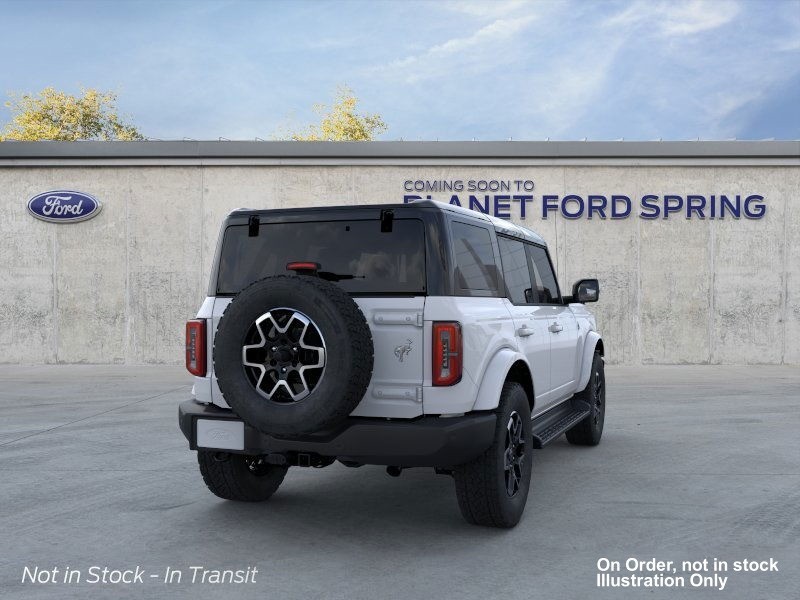 2025 Ford Bronco Outer Banks Oxford White at Planet Ford