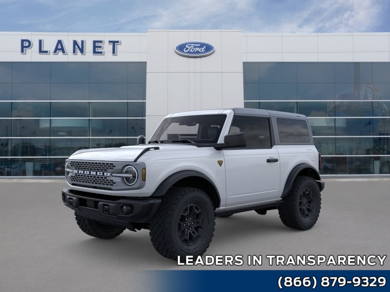 2026 Ford Bronco Badlands Oxford White at Planet Ford
