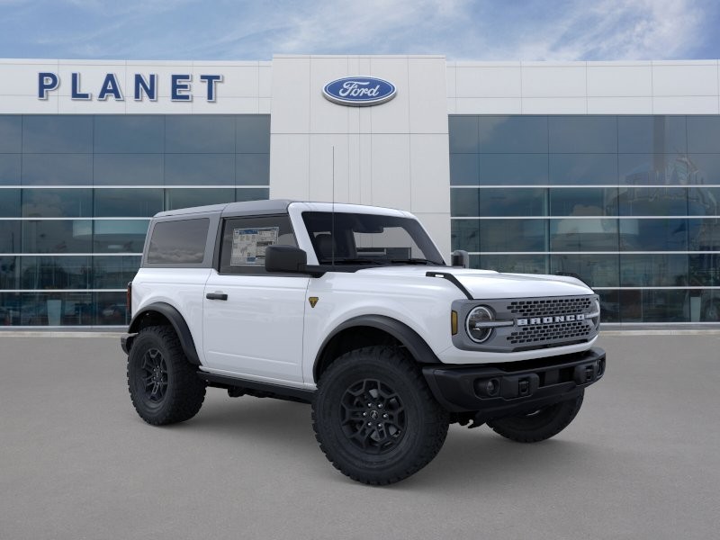 2026 Ford Bronco Badlands Oxford White at Planet Ford