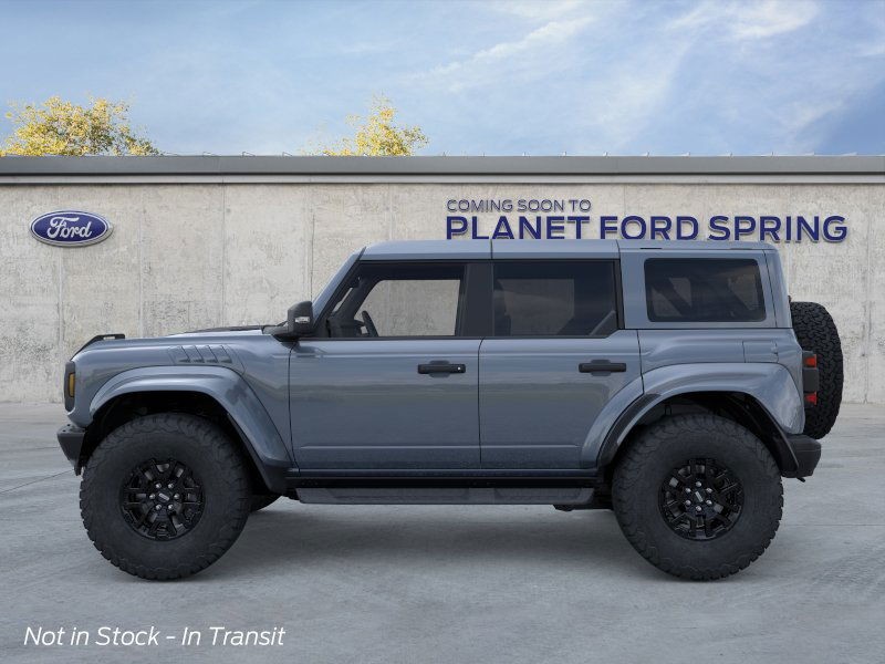 2025 Ford Bronco Raptor Azure Gray Metallic Tri-Coat at Planet Ford
