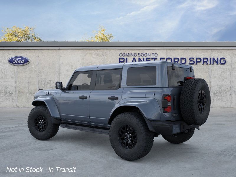 2025 Ford Bronco Raptor Azure Gray Metallic Tri-Coat at Planet Ford