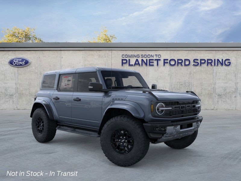 2025 Ford Bronco Raptor Azure Gray Metallic Tri-Coat at Planet Ford
