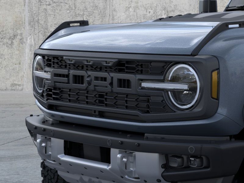 2025 Ford Bronco Raptor Azure Gray Metallic Tri-Coat at Planet Ford