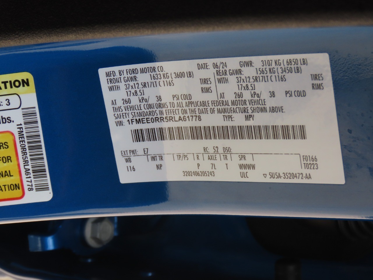 2024 Ford Bronco Raptor Velocity Blue Metallic at Planet Ford