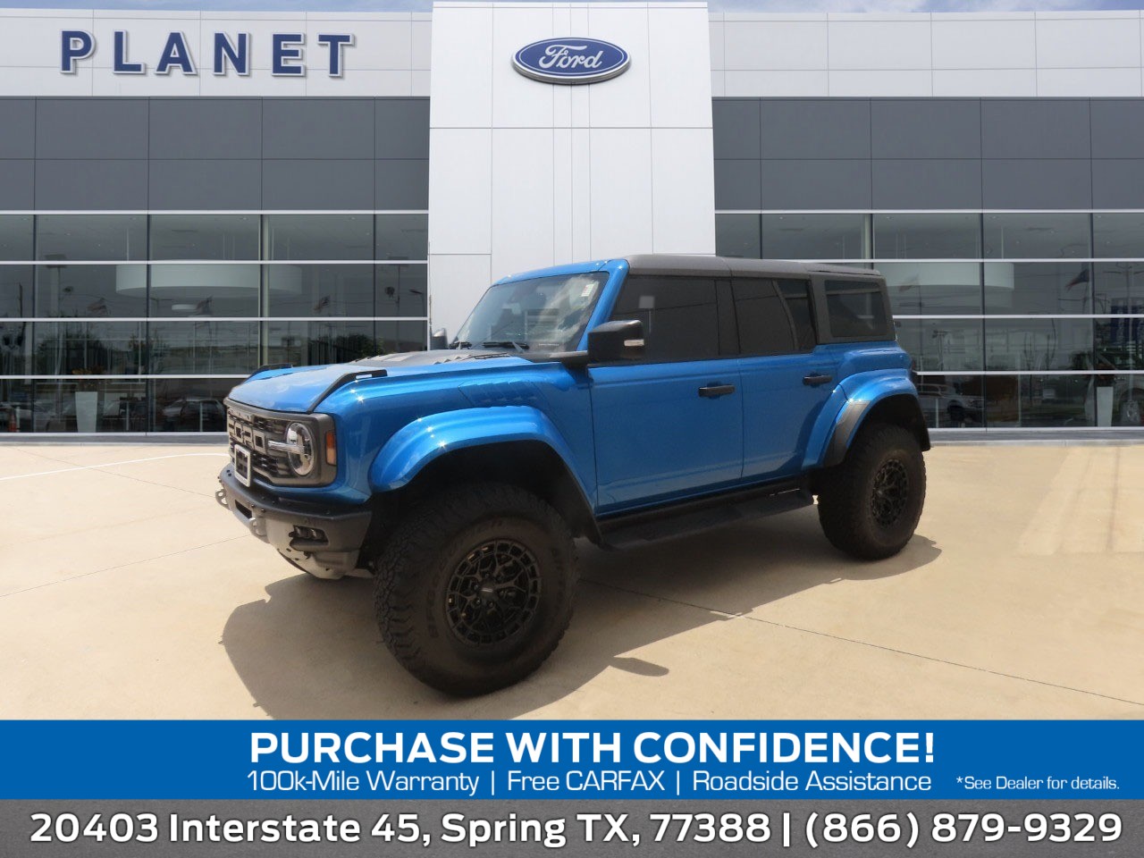 2024 Ford Bronco Raptor Velocity Blue Metallic at Planet Ford