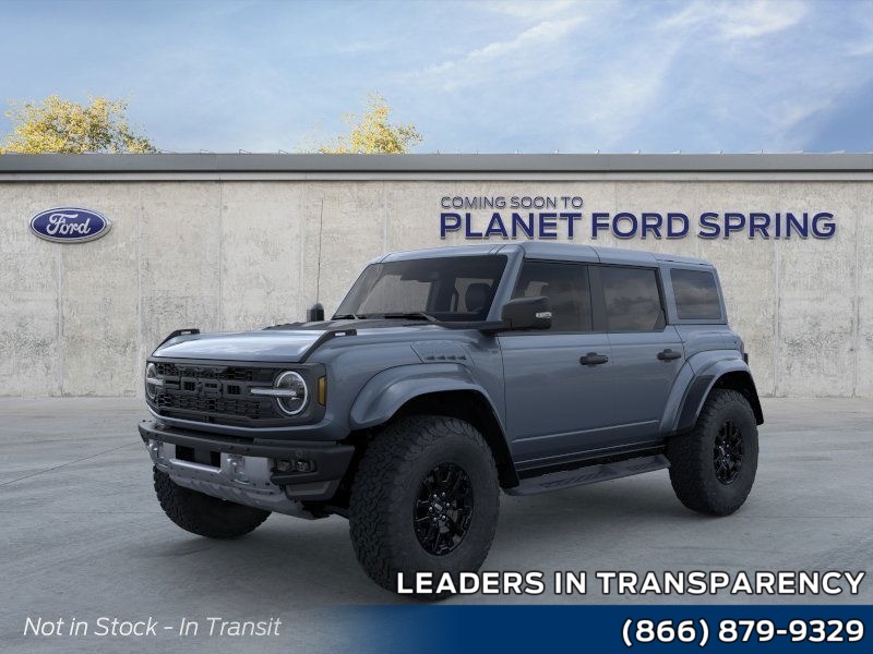 2025 Ford Bronco Raptor Azure Gray Metallic Tri-Coat at Planet Ford