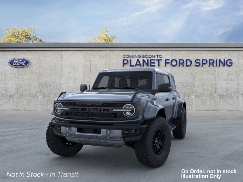 2025 Ford Bronco Raptor Azure Gray Metallic Tri-Coat at Planet Ford