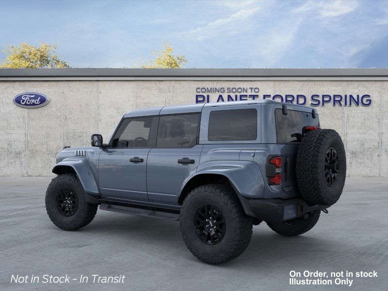 2025 Ford Bronco Raptor Azure Gray Metallic Tri-Coat at Planet Ford