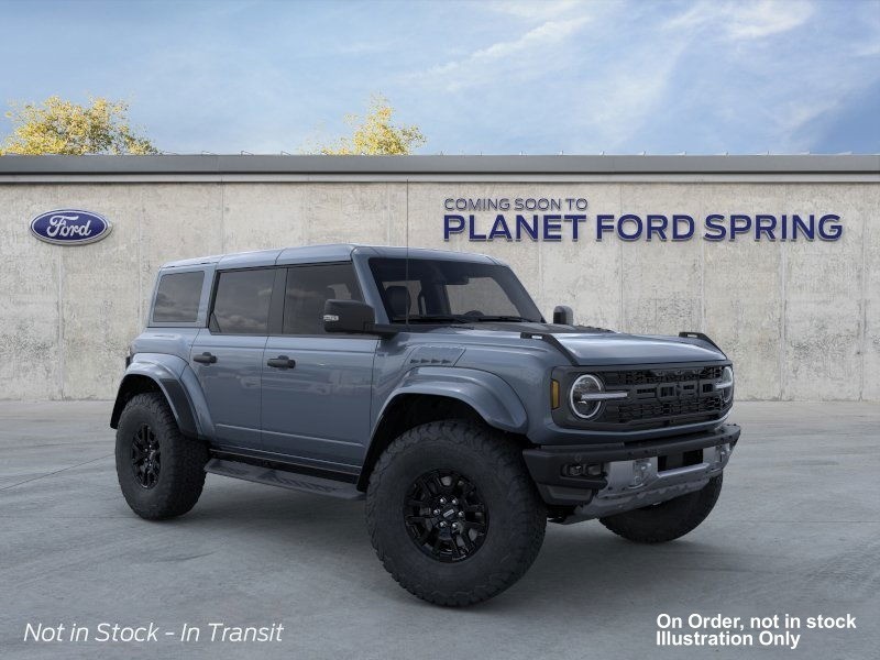 2025 Ford Bronco Raptor Azure Gray Metallic Tri-Coat at Planet Ford