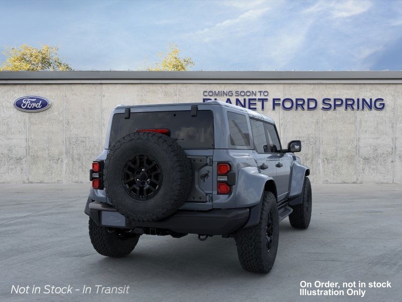 2025 Ford Bronco Raptor Azure Gray Metallic Tri-Coat at Planet Ford