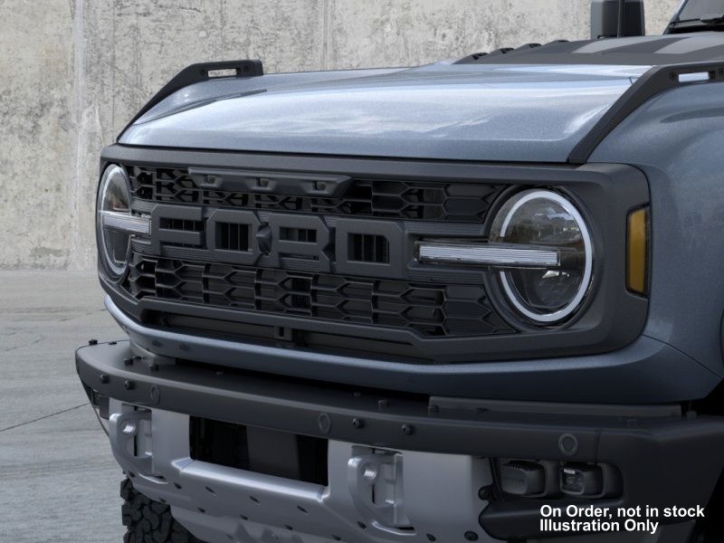 2025 Ford Bronco Raptor Azure Gray Metallic Tri-Coat at Planet Ford