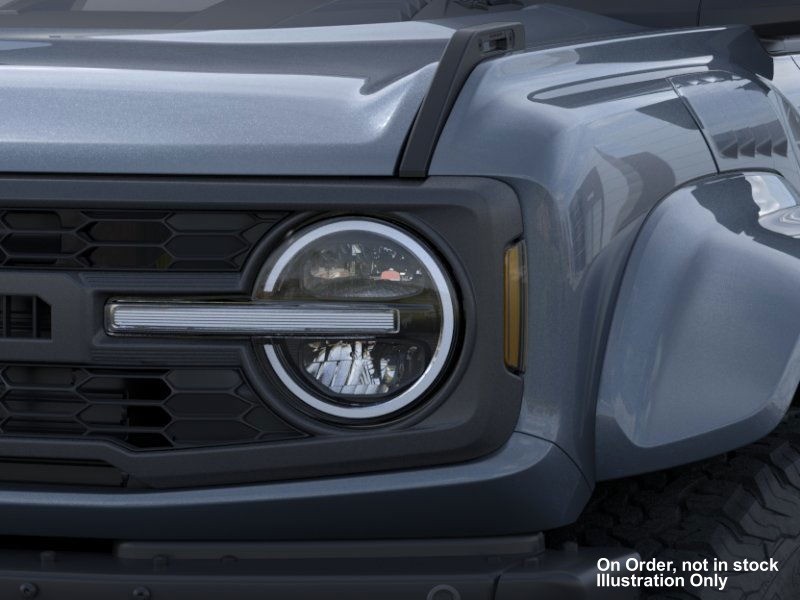 2025 Ford Bronco Raptor Azure Gray Metallic Tri-Coat at Planet Ford