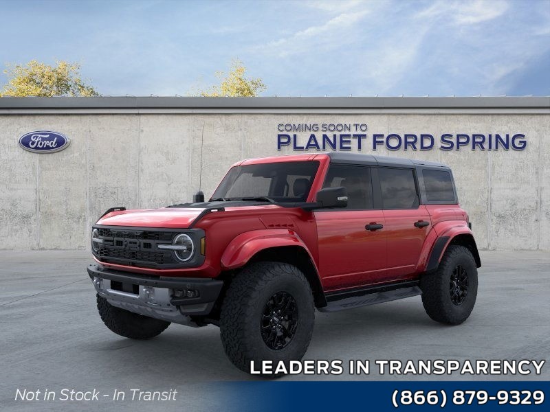 2026 Ford Bronco Raptor Ruby Red Metallic Tinted Clearcoat at Planet Ford