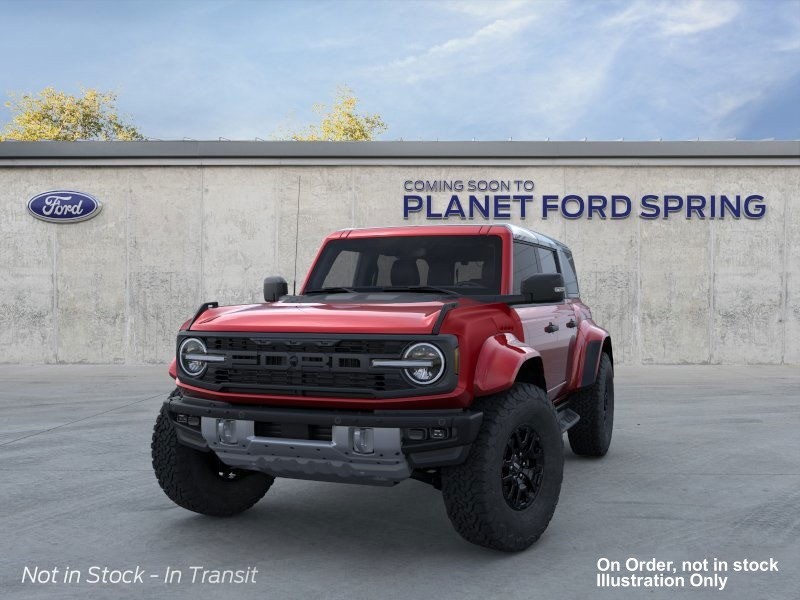 2026 Ford Bronco Raptor Ruby Red Metallic Tinted Clearcoat at Planet Ford