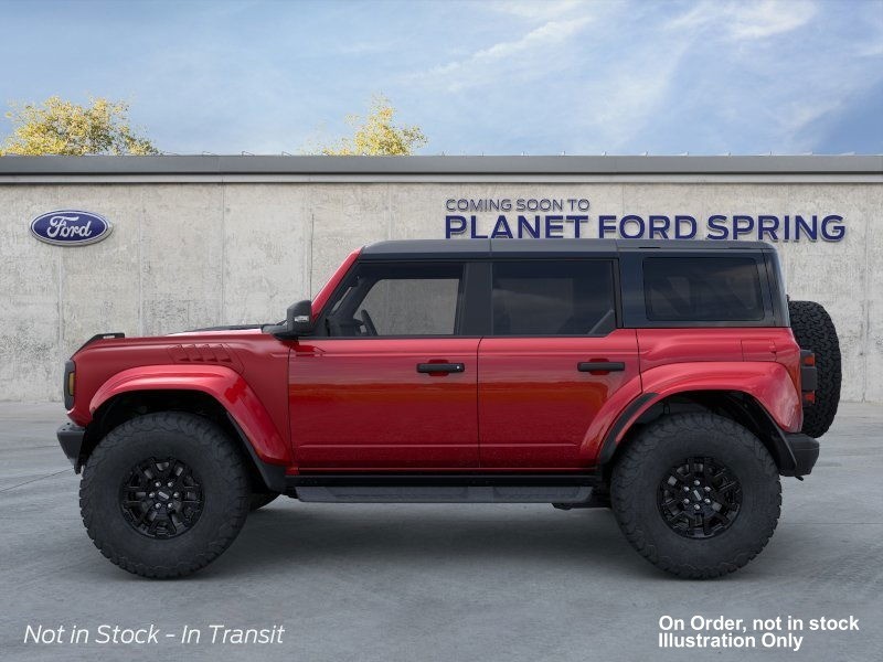 2026 Ford Bronco Raptor Ruby Red Metallic Tinted Clearcoat at Planet Ford