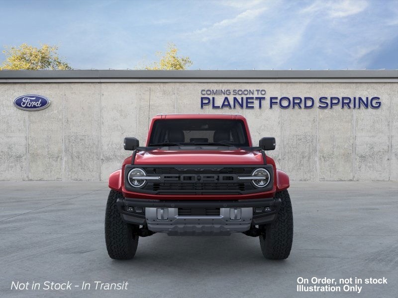 2026 Ford Bronco Raptor Ruby Red Metallic Tinted Clearcoat at Planet Ford