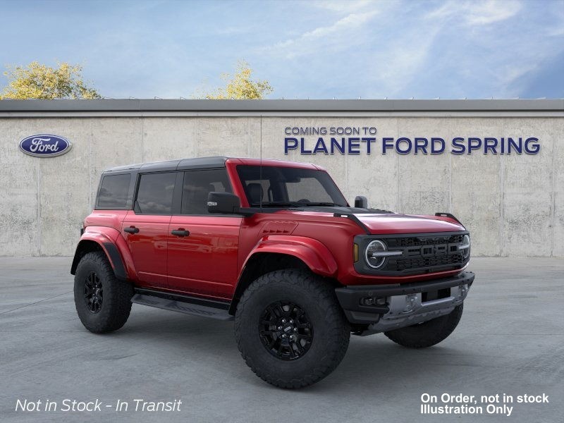2026 Ford Bronco Raptor Ruby Red Metallic Tinted Clearcoat at Planet Ford