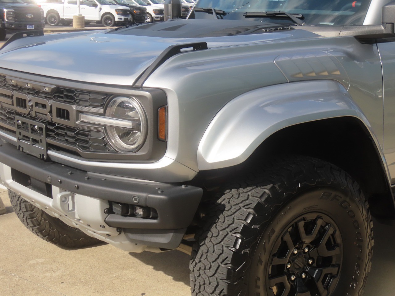 2024 Ford Bronco Raptor Iconic Silver Metallic at Planet Ford