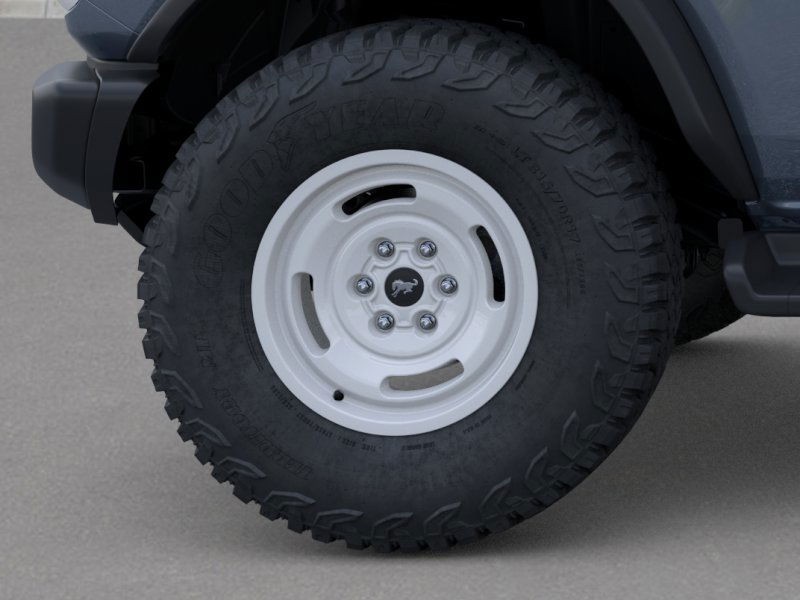 2025 Ford Bronco Heritage Edition Azure Gray Metallic Tri-Coat at Planet Ford