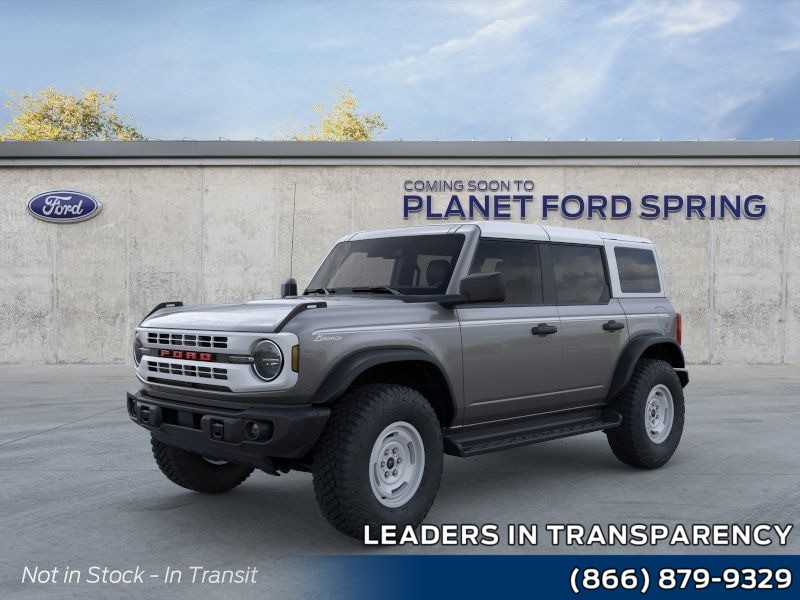2025 Ford Bronco Heritage Edition Carbonized Gray Metallic at Planet Ford