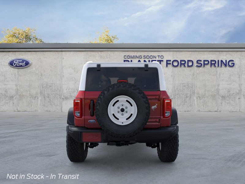2025 Ford Bronco Heritage Edition Ruby Red Metallic Tinted Clearcoat at Planet Ford