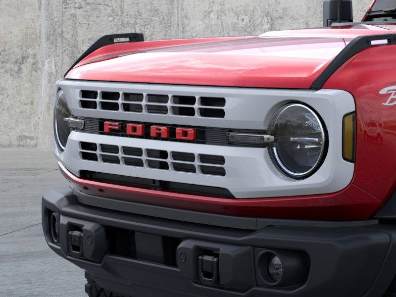2025 Ford Bronco Heritage Edition Ruby Red Metallic Tinted Clearcoat at Planet Ford