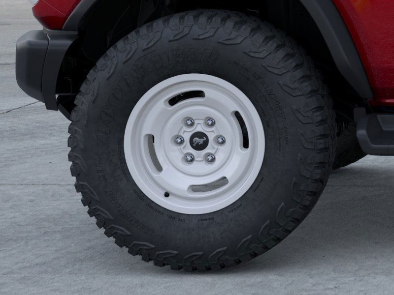 2025 Ford Bronco Heritage Edition Ruby Red Metallic Tinted Clearcoat at Planet Ford