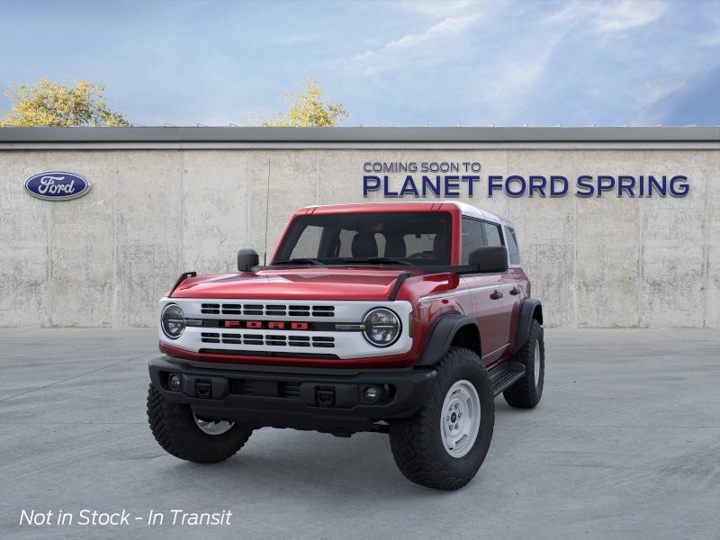 2026 Ford Bronco Heritage Edition Ruby Red Metallic Tinted Clearcoat at Planet Ford