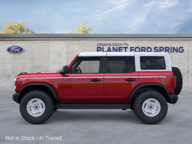 2026 Ford Bronco Heritage Edition Ruby Red Metallic Tinted Clearcoat at Planet Ford