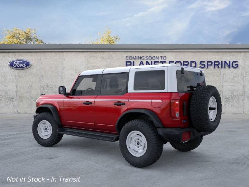 2026 Ford Bronco Heritage Edition Ruby Red Metallic Tinted Clearcoat at Planet Ford
