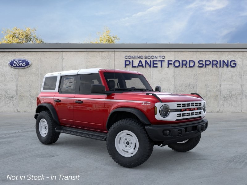 2026 Ford Bronco Heritage Edition Ruby Red Metallic Tinted Clearcoat at Planet Ford