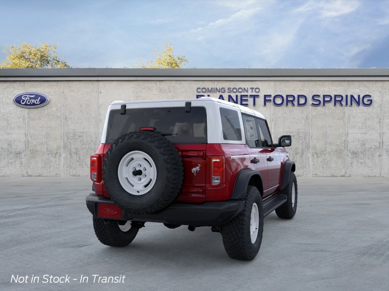 2026 Ford Bronco Heritage Edition Ruby Red Metallic Tinted Clearcoat at Planet Ford