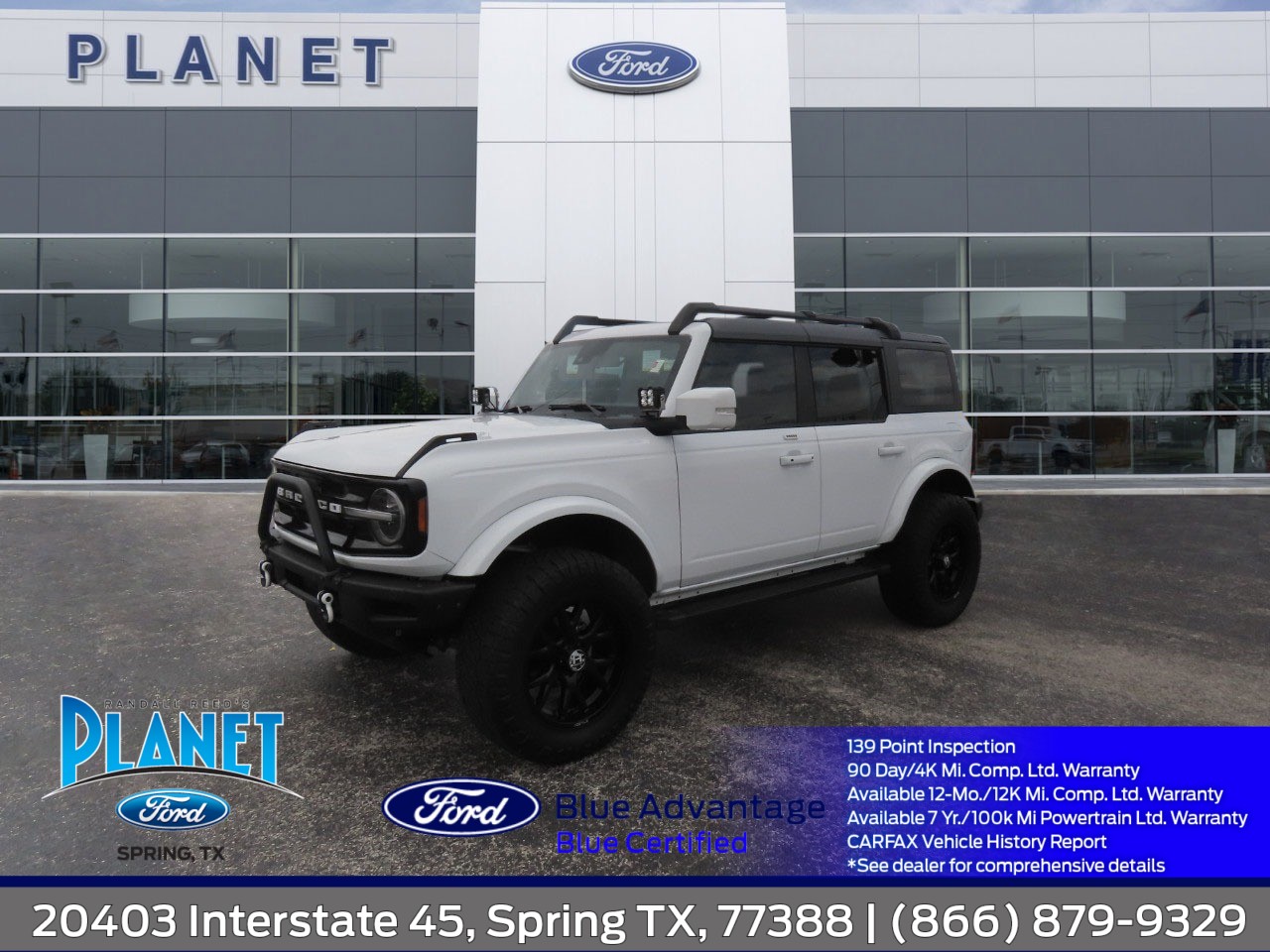 2023 Ford Bronco Big Bend Oxford White at Planet Ford