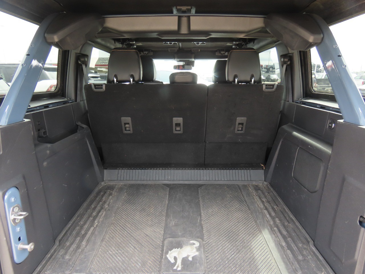2023 Ford Bronco Badlands Azure Gray Metallic Tri-Coat at Planet Ford