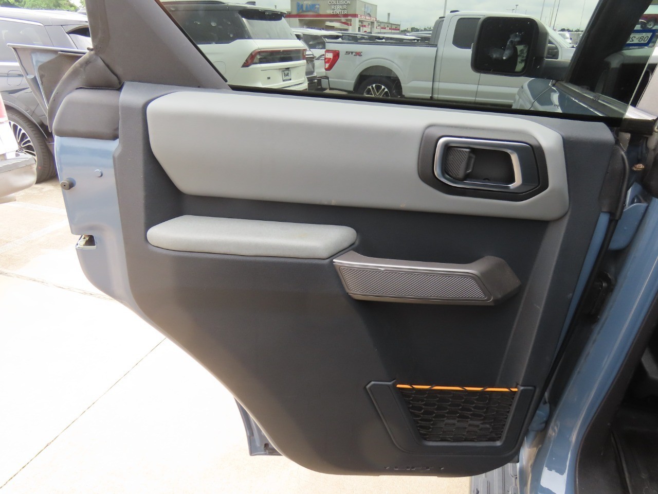 2023 Ford Bronco Badlands Azure Gray Metallic Tri-Coat at Planet Ford