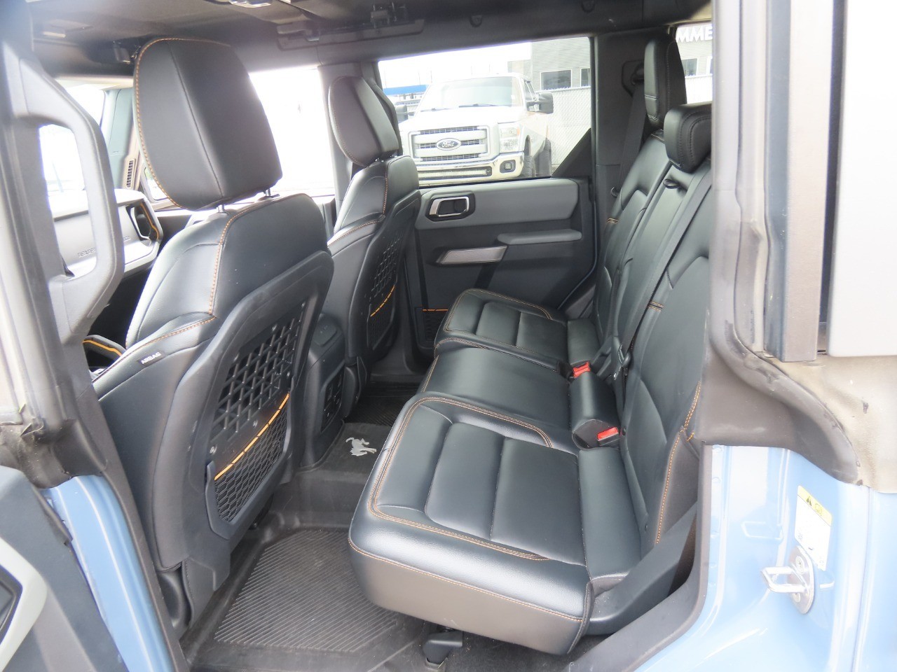 2023 Ford Bronco Badlands Azure Gray Metallic Tri-Coat at Planet Ford