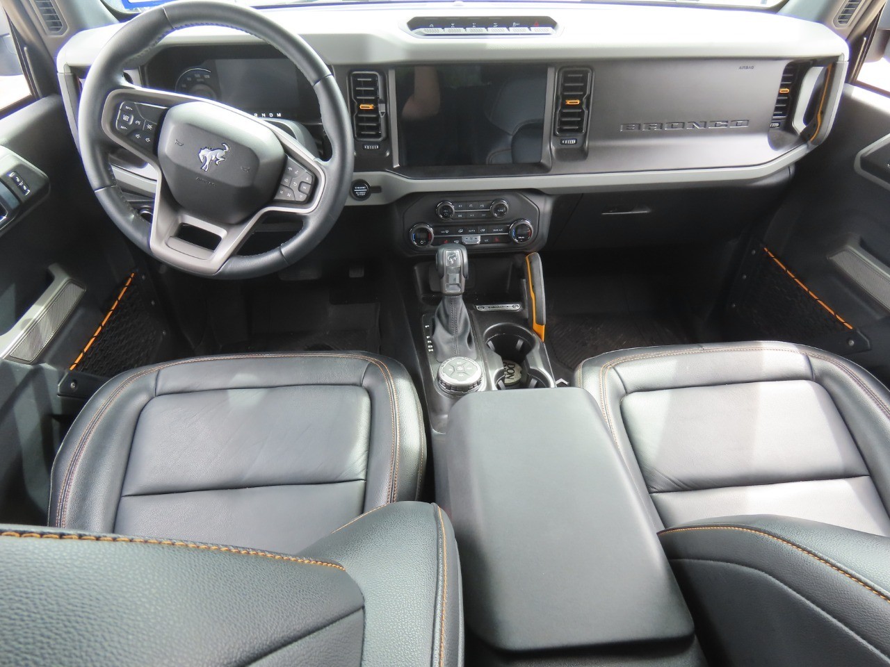 2023 Ford Bronco Badlands Azure Gray Metallic Tri-Coat at Planet Ford