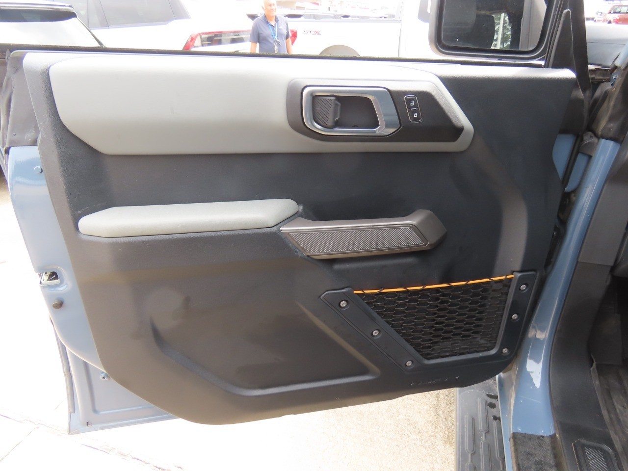 2023 Ford Bronco Badlands Azure Gray Metallic Tri-Coat at Planet Ford