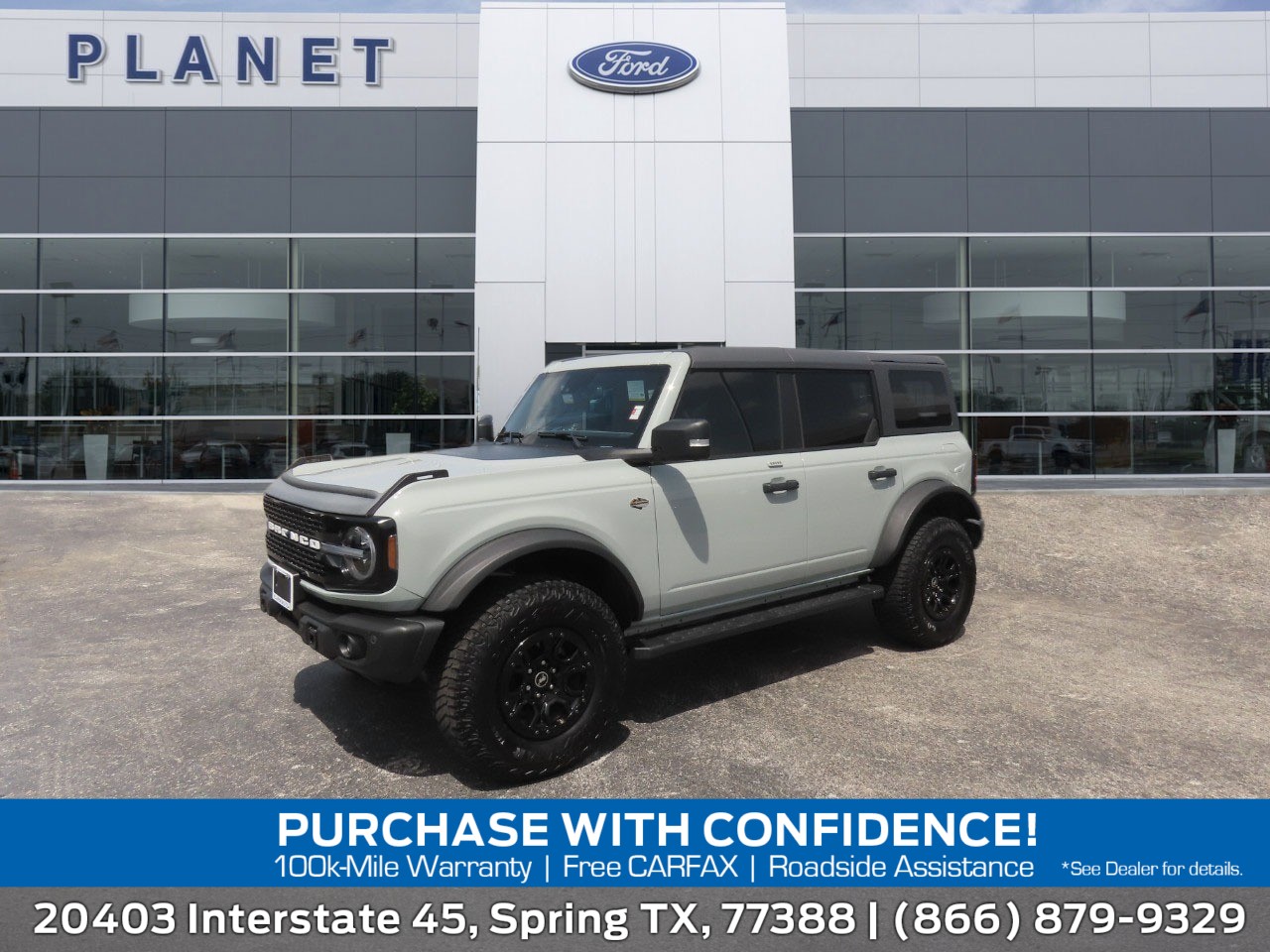 2023 Ford Bronco Wildtrak Cactus Gray at Planet Ford