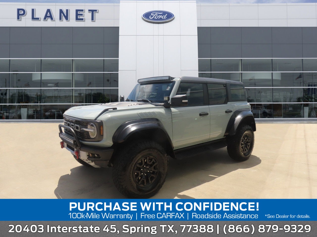2023 Ford Bronco Raptor Cactus Gray at Planet Ford